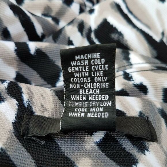 ALFANI Zebra Print Skirt Size PL Petite Large - Picture 5 of 5